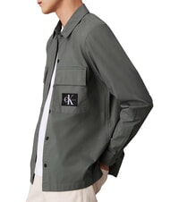 CALVIN KLEIN CK JEANS Camicia manica lunga cargo relaxed fit endless grey - Camicie Uomo - 3