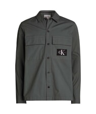 CALVIN KLEIN CK JEANS Camicia manica lunga cargo relaxed fit endless grey - Camicie Uomo - 4