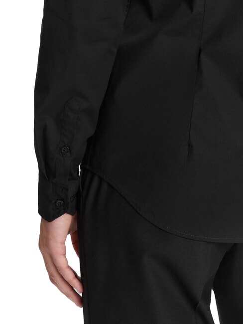 CK JEANS Camicia manica lunga slim fit stretch ck black - Camicie Uomo