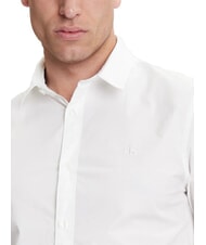 CALVIN KLEIN CK JEANS Camicia manica lunga slim fit stretch bright white - Camicie Uomo - 3