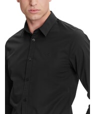 CALVIN KLEIN CK JEANS Camicia manica lunga slim fit stretch ck black - Camicie Uomo - 3