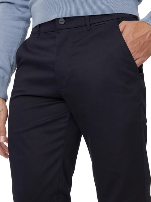 CK Pantalone chino slim fit vita media night sky - Pantaloni Uomo