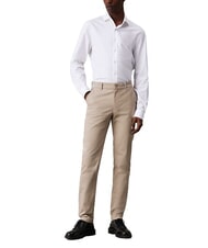 CALVIN KLEIN CK Pantalone chino slim fit vita media fresh clay - Pantaloni Uomo - 4