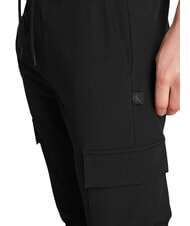 CALVIN KLEIN CK JEANS Pantalone jogger cargo stretch ck black - Jeans Uomo - 3