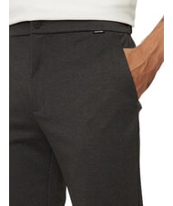 CALVIN KLEIN CK Pantaloni slim fit con elastico in vita dark grey heather - Pantaloni Uomo - 3