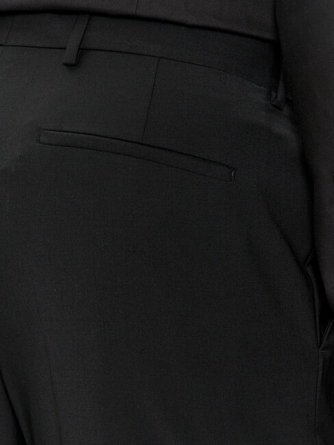 CK Pantaloni eleganti slim fit misto lana ck black - Pantaloni Uomo