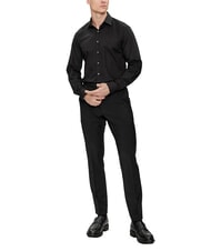 CALVIN KLEIN CK Pantaloni eleganti slim fit misto lana ck black - Pantaloni Uomo - 4