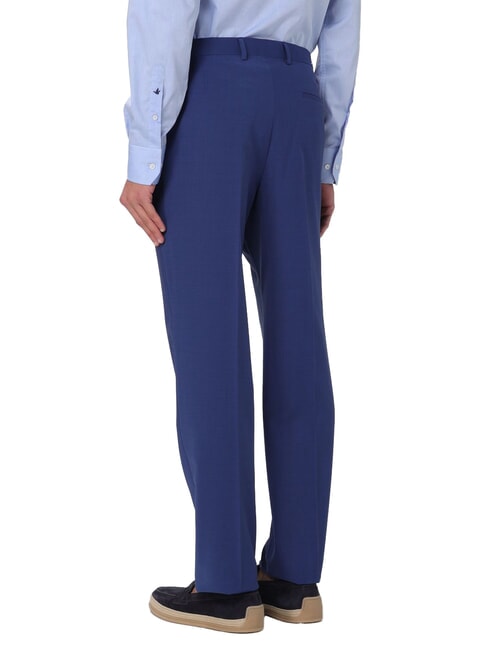 CK Pantaloni eleganti slim fit misto lana slate blue - Pantaloni Uomo