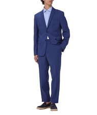 CALVIN KLEIN CK Pantaloni eleganti slim fit misto lana slate blue - Pantaloni Uomo - 4