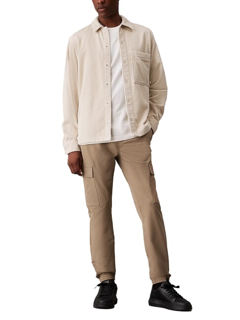 CK JEANS Pantalone jogger cargo stretch brindle - Jeans Uomo