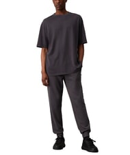 CALVIN KLEIN CK JEANS Pantalone di tuta in cotone ebony - Tute sportive Uomo - 4