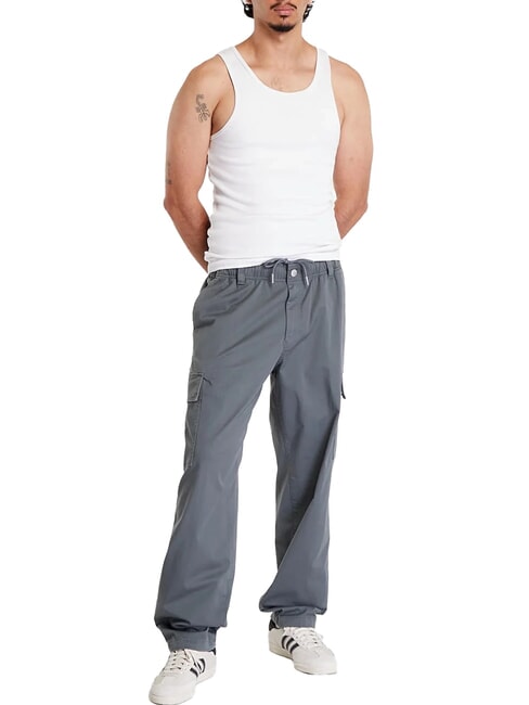 CK JEANS Pantaloni regular straight cargo endless grey - Jeans Uomo