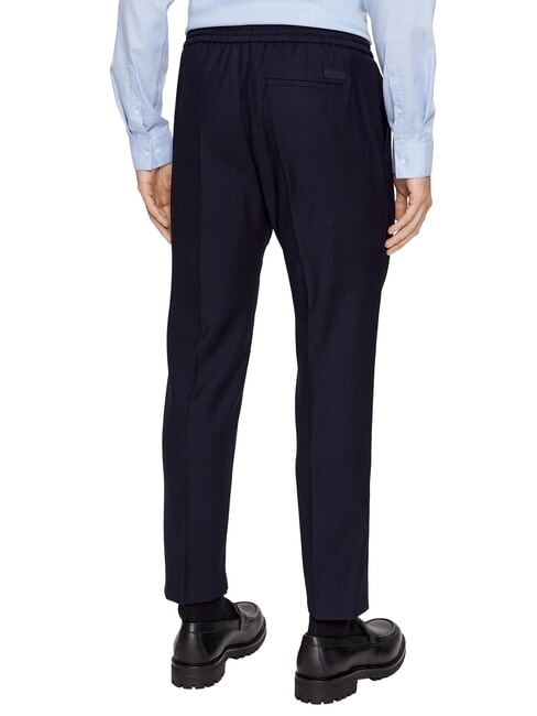 CK Pantalone gamba dritta in lana calvin navy - Pantaloni Uomo