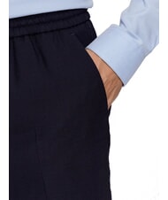 CALVIN KLEIN CK Pantalone gamba dritta in lana calvin navy - Pantaloni Uomo - 3