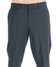 CALVIN KLEIN CK Pantaloni slim fit misto lana black - Pantaloni Uomo - 4