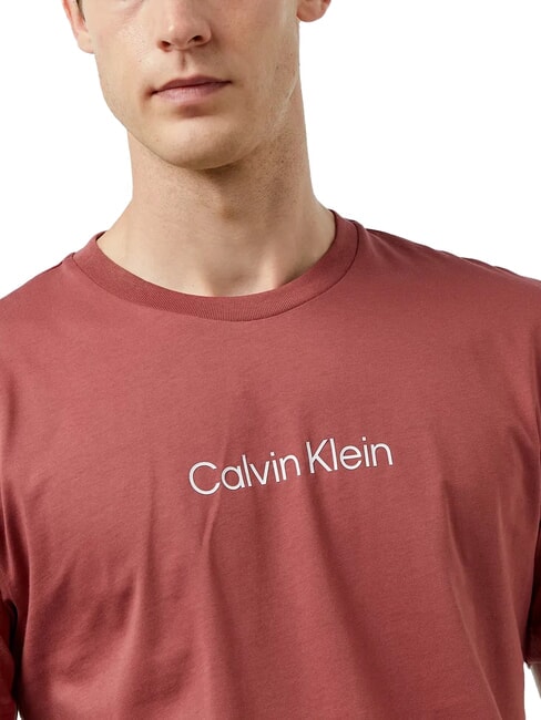 CK T-shirt a maniche corte con logo in rilievo apple butter - T-shirt Uomo