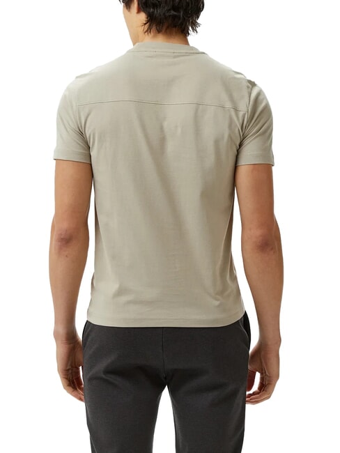 CK T-shirt in cotone slim fit con patch logo fresh clay - T-shirt Uomo