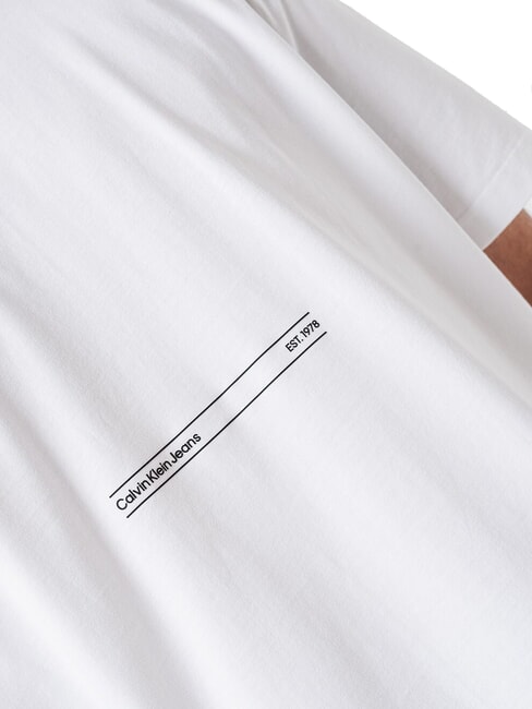 CK JEANS T-shirt  manica corta Embossed Euphoric bright white - T-shirt Uomo