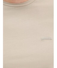 CALVIN KLEIN CK T-shirt a maniche corte stretch slim fit stony beige - T-shirt Uomo - 3