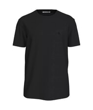 CALVIN KLEIN CK JEANS T-shirt manica corta in cotone ck black - T-shirt Uomo - 4