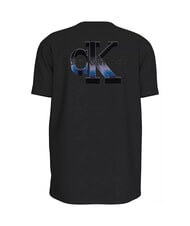 CALVIN KLEIN CK JEANS T-shirt manica corta in cotone ck black - T-shirt Uomo - 5