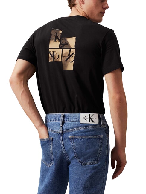CK JEANS T-shirt stampa multibox, regular fit ck black - T-shirt Uomo