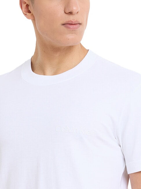 CK JEANS T-shirt in cotone a manica corta bright white - T-shirt Uomo