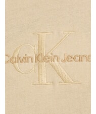 CALVIN KLEIN CK JEANS T-shirt manica corta washed monologo pale khaki - T-shirt Uomo - 3