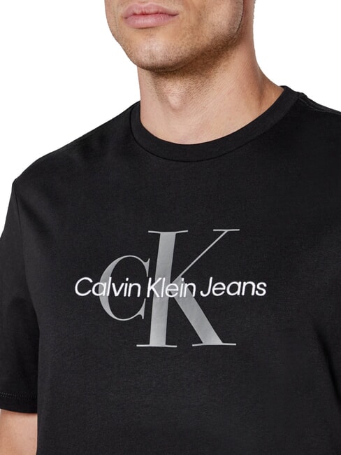 CK JEANS T-shirt maniche corte in cotone con logo black - T-shirt Uomo