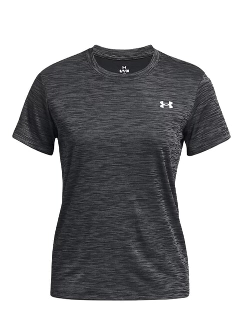 TECH TEXTURED T-Shirt black - T-shirt e Top Donna