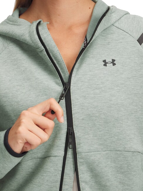 UNSTOPPABLE Felpa con cappuccio silica green - Felpe Donna