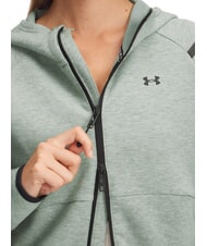 UNDER ARMOUR UNSTOPPABLE Felpa con cappuccio silica green - Felpe Donna - 3