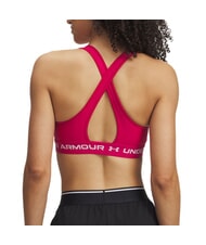 UNDER ARMOUR CROSSBACK MID Reggiseno Sportivo shaded fuchsia - Reggiseni Donna - 2
