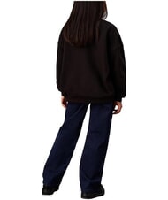 CALVIN KLEIN CK KIDS Felpa girocollo logo sherpa ck black - Felpe Bambini - 2