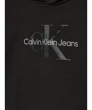 CALVIN KLEIN CK KIDS Felpa cappuccio stampa logo glitter ck black - Felpe Bambini - 3