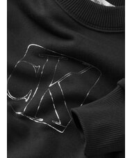 CALVIN KLEIN CK KIDS Felpa girocollo con stampa ck black - Felpe Bambini - 3