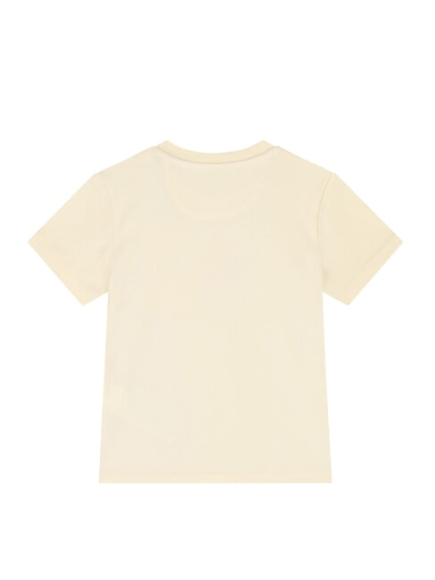 CK KIDS T-shirt maniche corte con bottoncino afterglow / pink sand logo - T-shirt Bambino