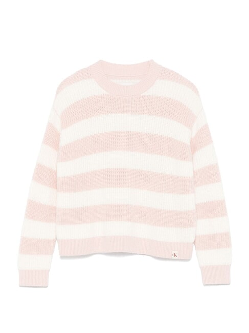 CK KIDS Maglione girocollo a righe peach whip - Maglioni Bambini