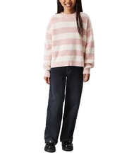 CALVIN KLEIN CK KIDS Maglione girocollo a righe peach whip - Maglioni Bambini - 6