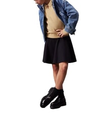 CALVIN KLEIN CK KIDS Gonna corta con elastico in vita ck black - Gonne bambine - 3