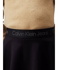 CALVIN KLEIN CK KIDS Gonna corta con elastico in vita ck black - Gonne bambine - 4