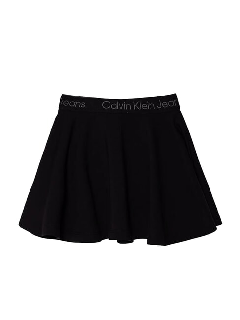 CK KIDS Gonna corta con elastico in vita ck black - Gonne bambine