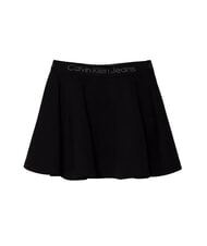 CALVIN KLEIN CK KIDS Gonna corta con elastico in vita ck black - Gonne bambine - 6