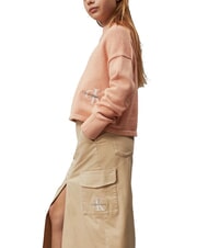 CALVIN KLEIN CK KIDS Gonna cargo con spacco pale khaki - Gonne bambine - 3