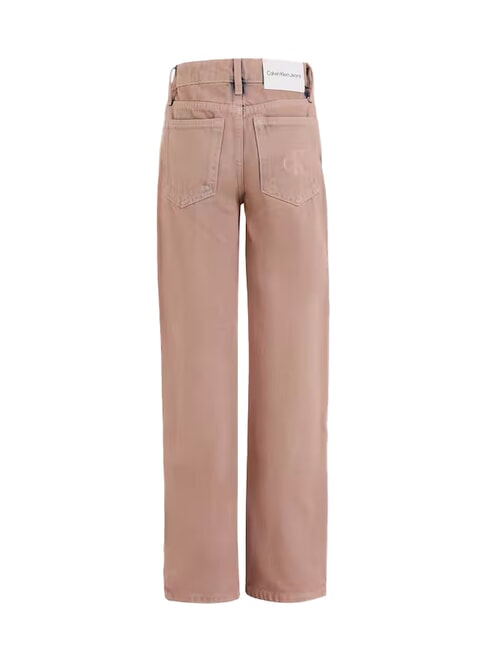 CK KIDS Jeans bimba delavè overdye pink - Pantaloni bambini