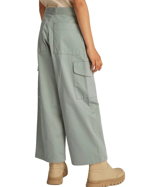 CK KIDS Pantaloni bimba cargo in cotone meteor green - Pantaloni bambini