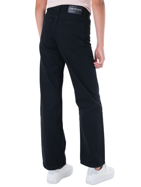 CK KIDS Jeans bimba a gamba ampia clean black - Pantaloni bambini