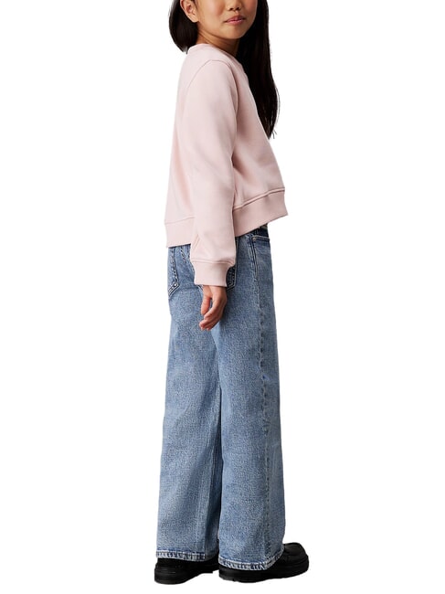 CK KIDS Jeans bimba ampi relaxed fit salt and pepper blue - Pantaloni bambini