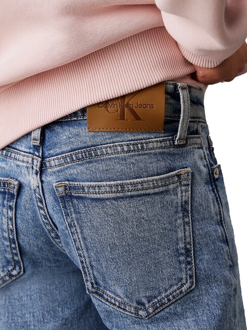 CK KIDS Jeans bimba ampi relaxed fit salt and pepper blue - Pantaloni bambini