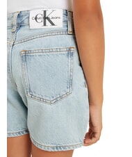 CALVIN KLEIN CK KIDS Jeans shorts bimba powder blue - Pantaloni bambini - 3